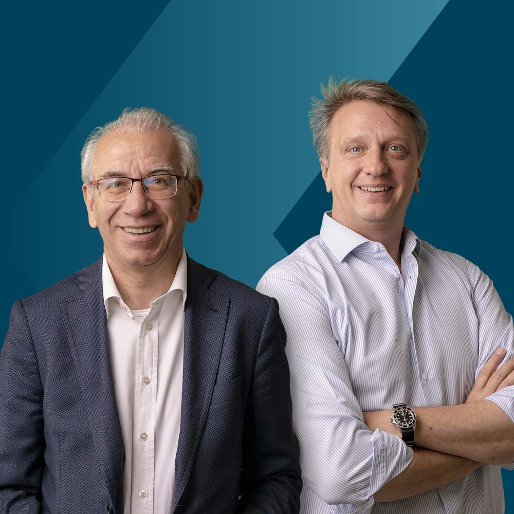 Foto di Roberto Nicastro e Federico Sforza, Presidente e CEO di Banca AideXa
