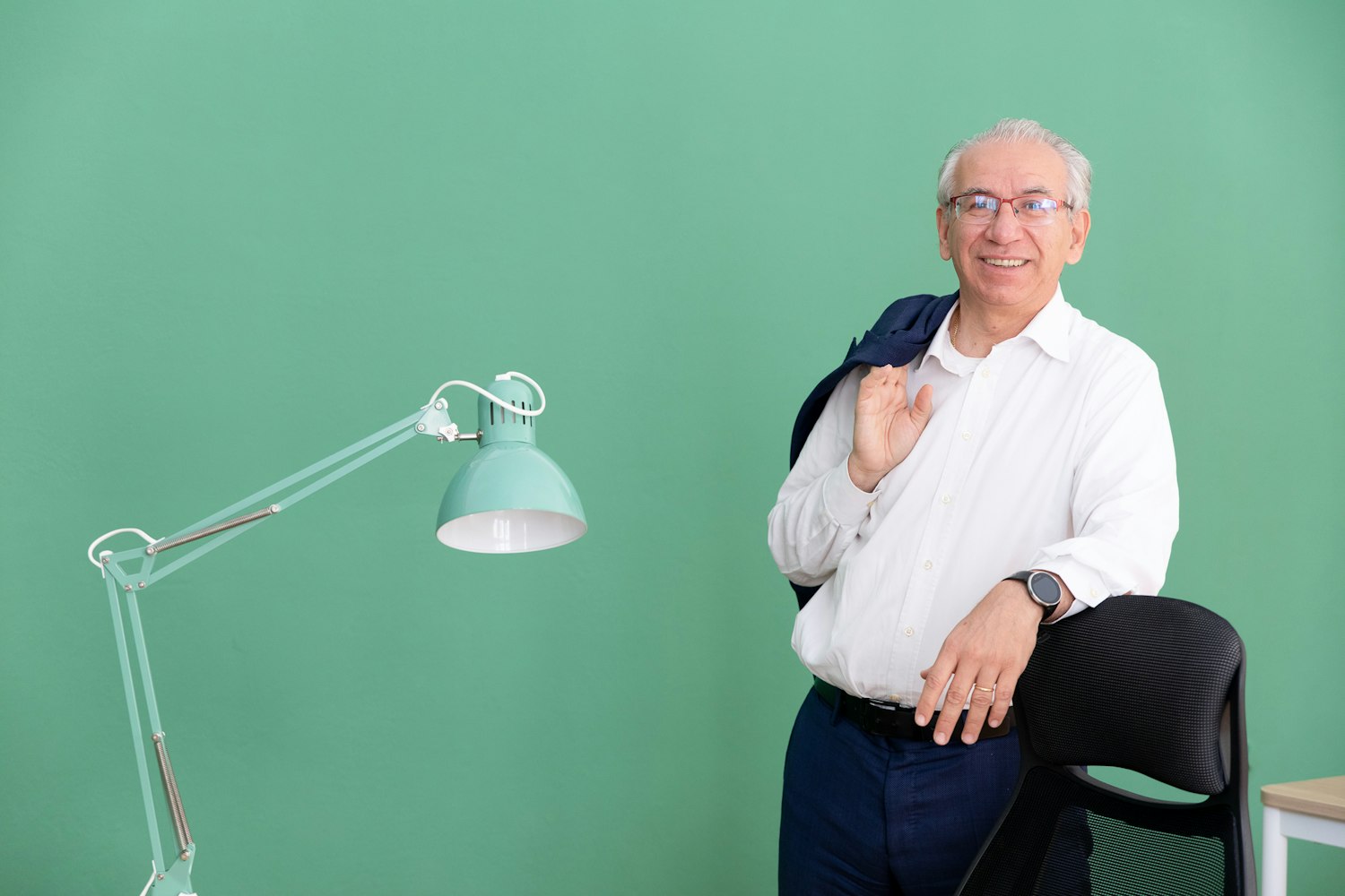 Roberto Nicastro negli uffici di Banca AideXa a Milano