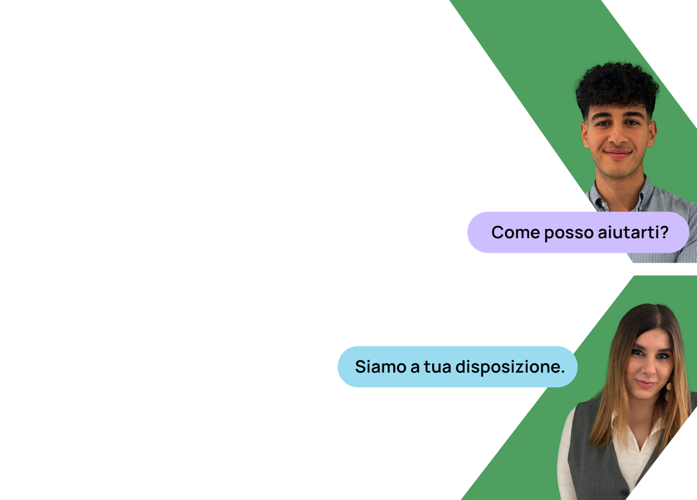 Tatiana e Karim dell'assistenza AideXa