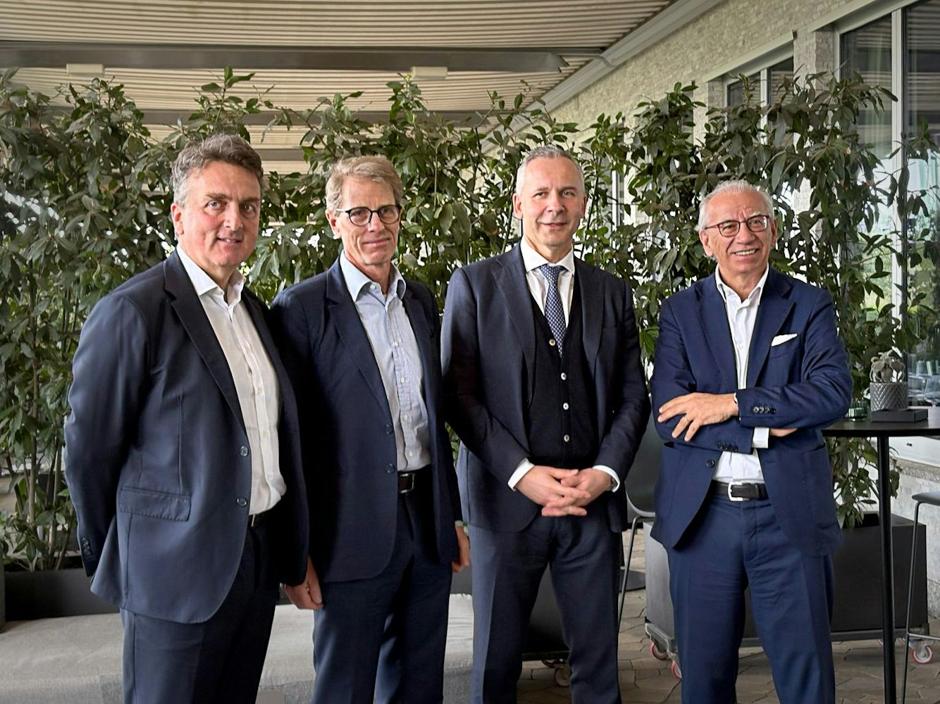Foto di Marzio Pividori, Giordano Villa, Roberto Parazzini e Roberto Nicastro