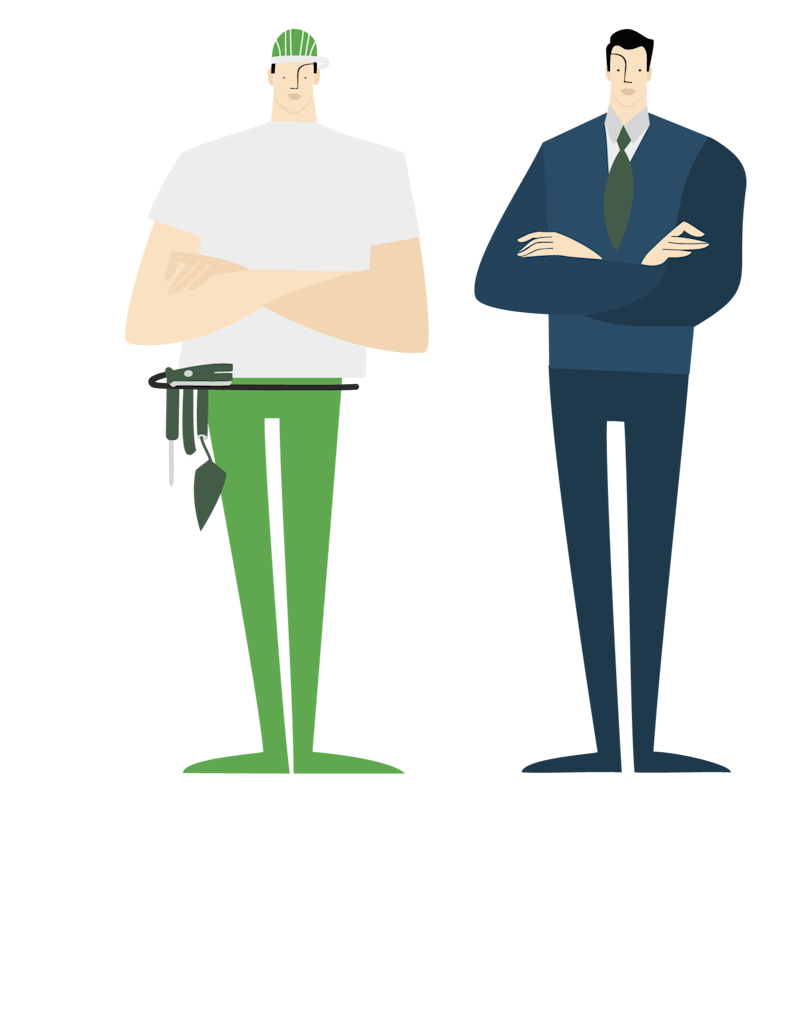 Un business banker e un imprenditore.