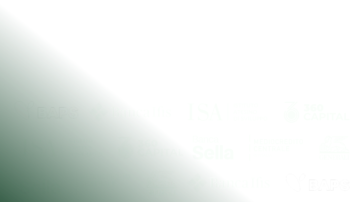 Sfondo con i loghi dei partner di Banca AideXa