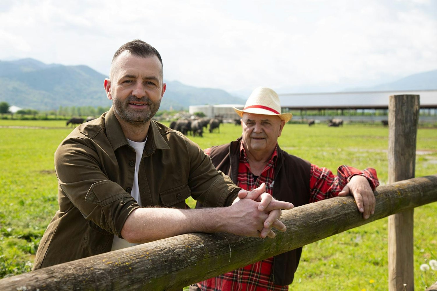Foto di Ivan Morisiasco con il padre