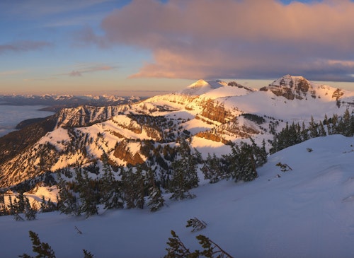 This is Cody Peak at Sunrise