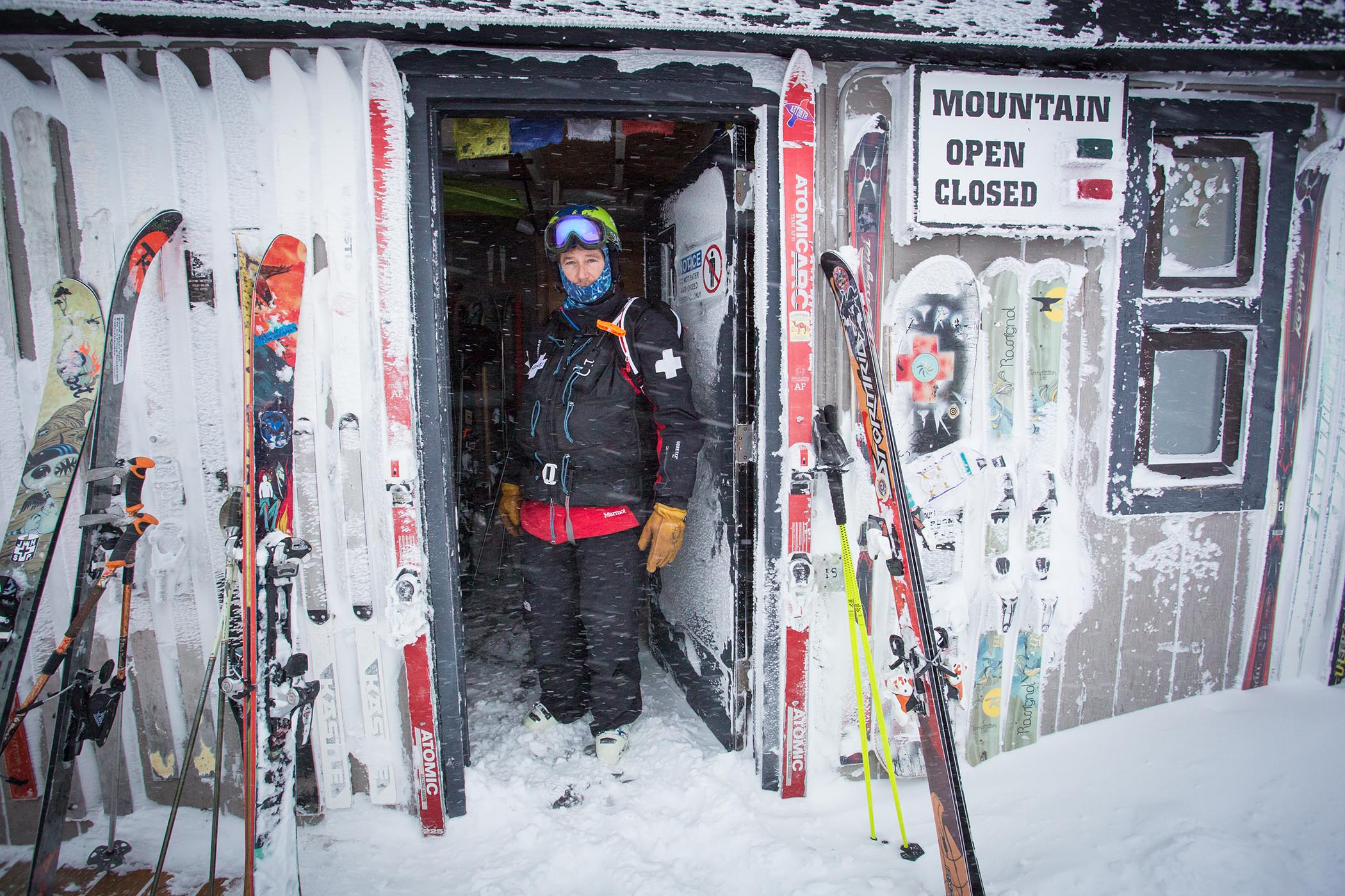 Ski Patrol at Corbet's Cabin