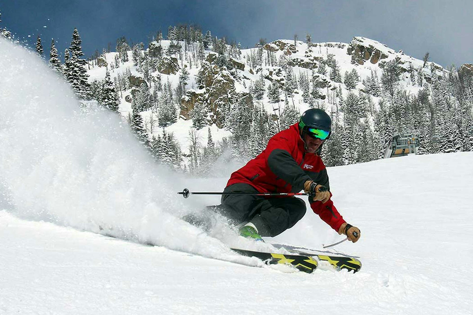 Tommy Moe Skiing
