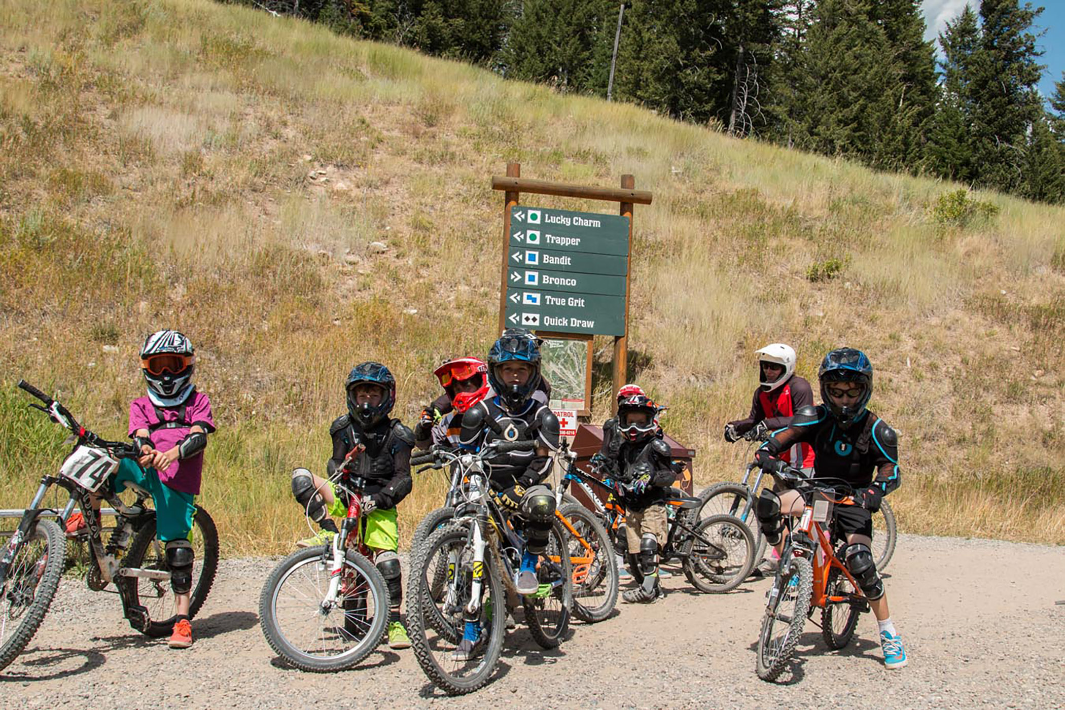 Youth Bike Park Camp Group