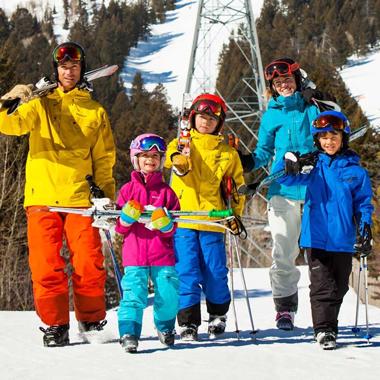 Family ski vacation