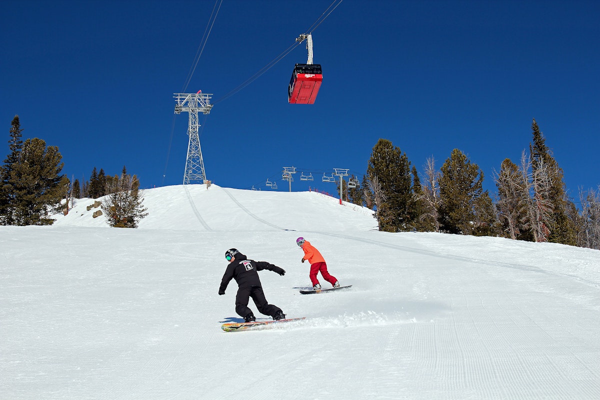 Snowboard lesson