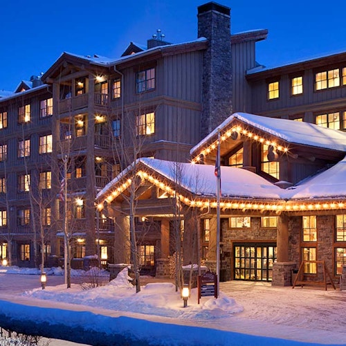 Lodge at base of Jackson Hole Mountain Resort