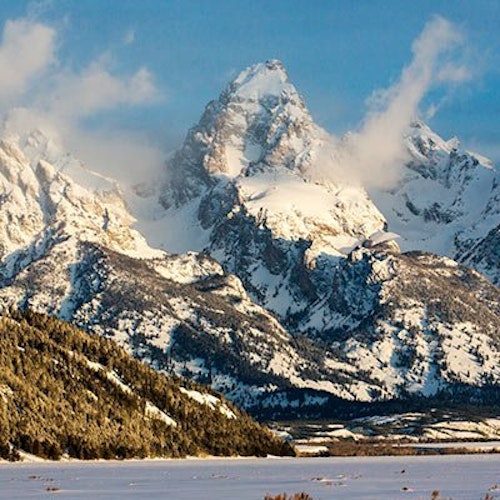 The Grand Teton mountain