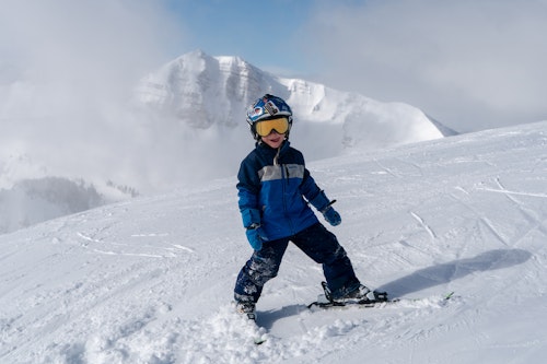 child skiing rendezvous bowl