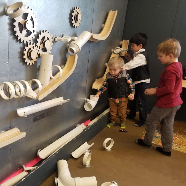 Children playing at the Children's Museum