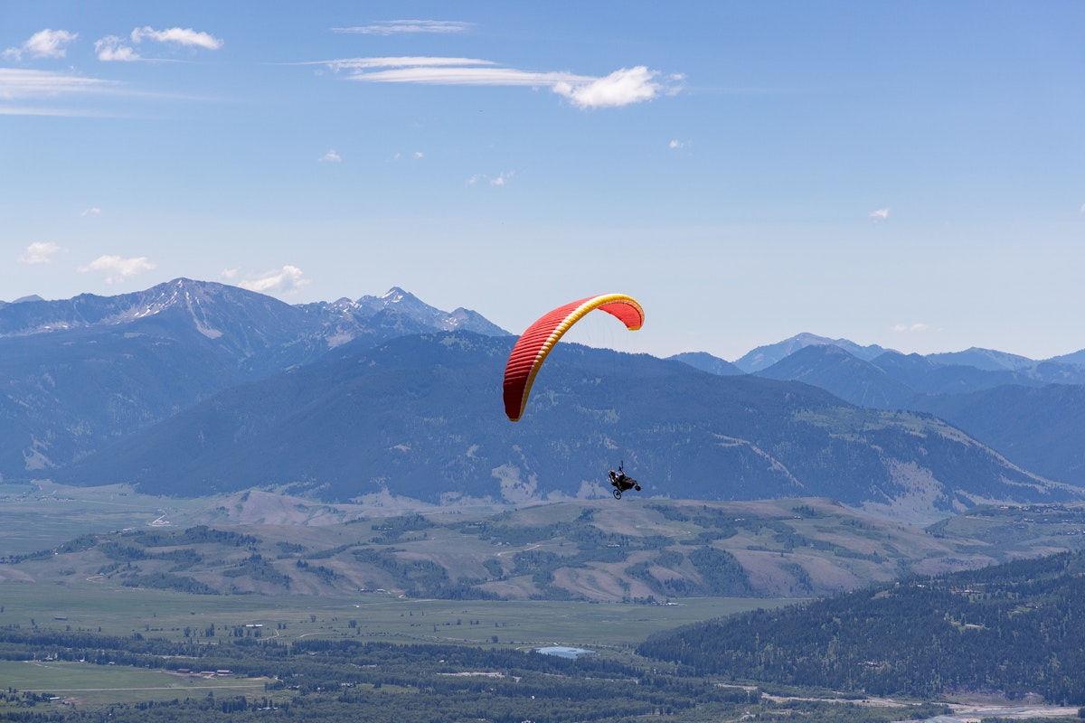 Paragliding over the Valley