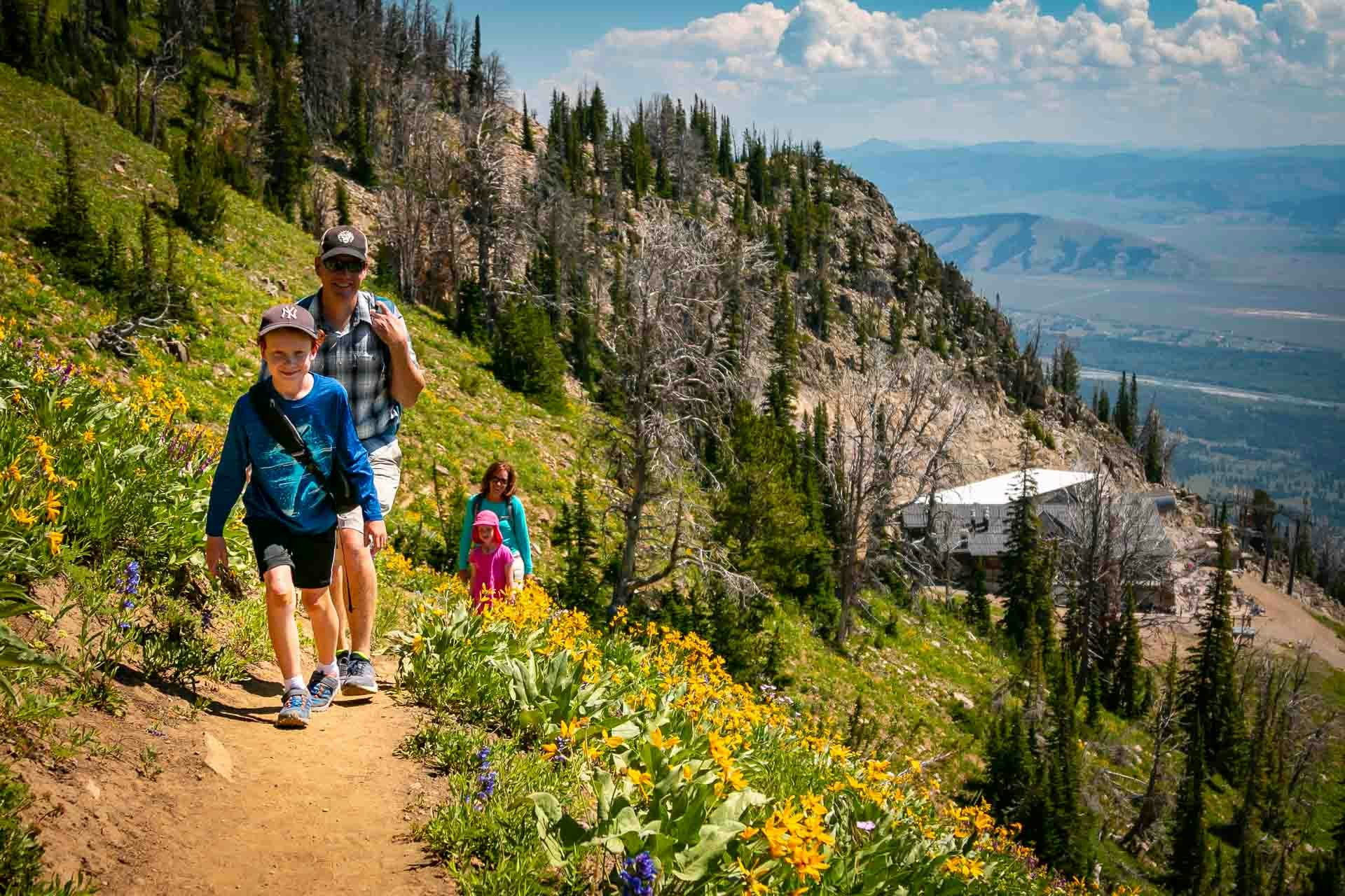 ethan-hike-AS-20200727-5397 2020 Summer, 9 years old - Ethan's not a young boy anymore. Here, he's hiking the high alpine of the Cirque Trail!