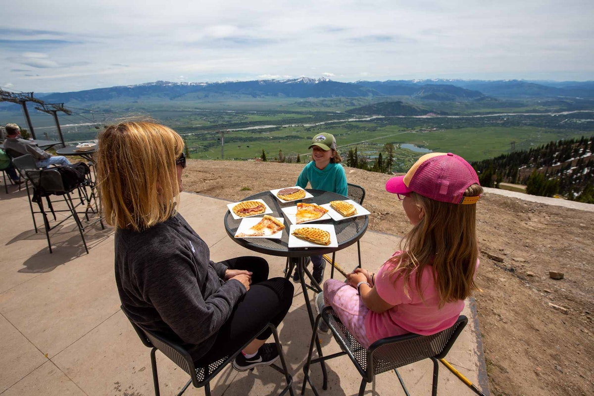Pizza and Waffles With a View