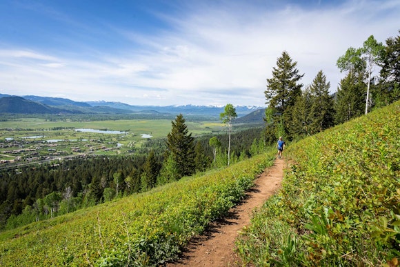 Each switchback comes with a new perspective.