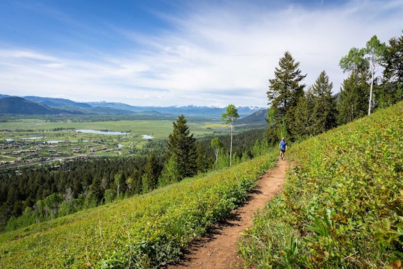 Each switchback comes with a new perspective.