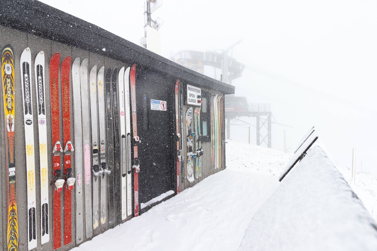 Corbets Cabin in Snow