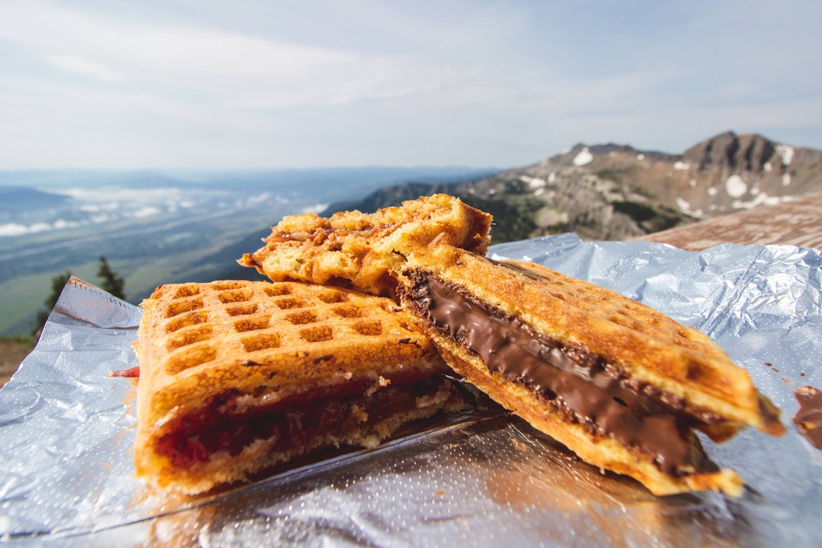 Waffles at Corbets Cabin