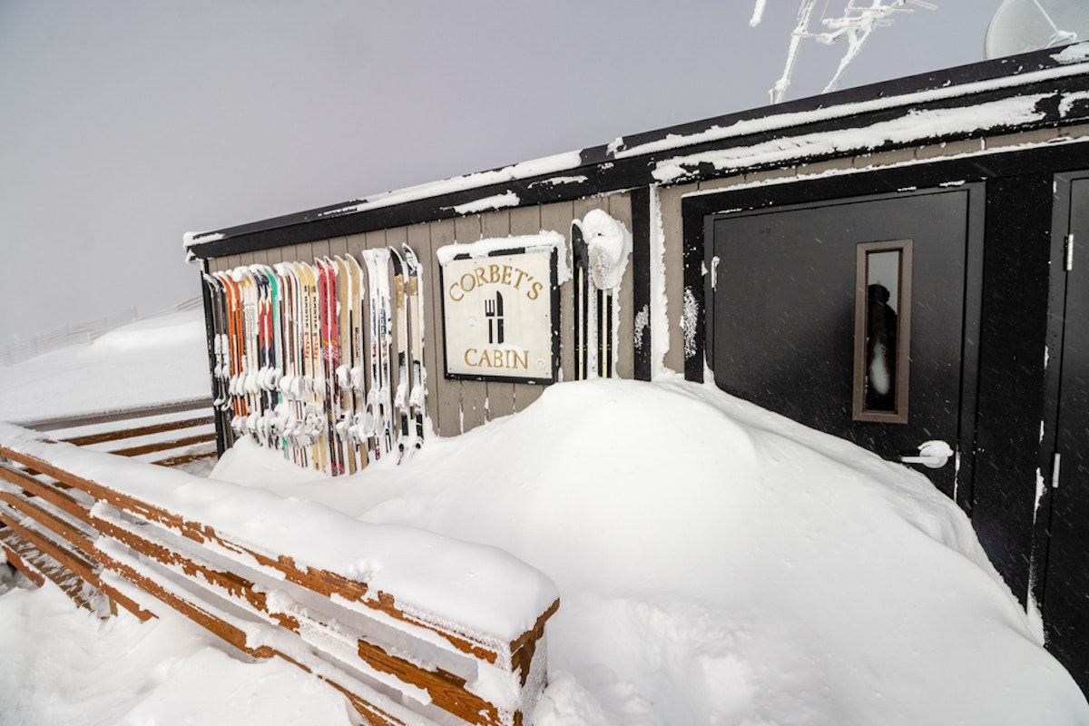 Corbets Cabin in Snow