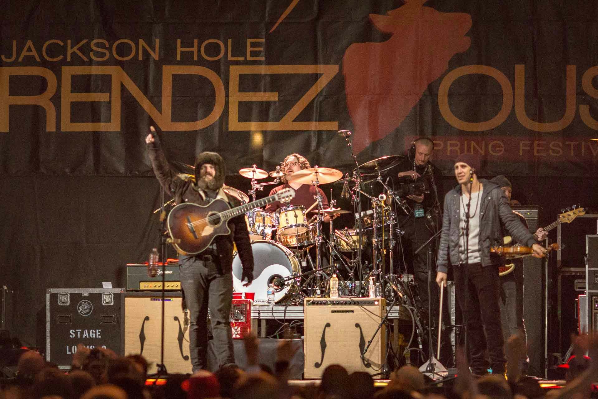 Zac Brown Band playing at Rendezvous Fest