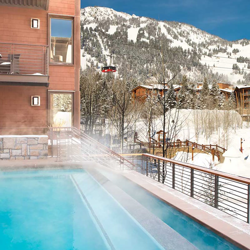 Hotel Terra's gorgeous slopeside pool