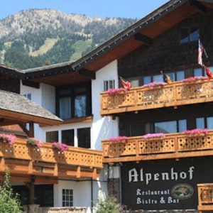 Exterior shot of Alpenhof Lodge