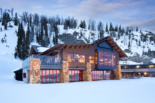 Rendezvous Lodge in the Evening