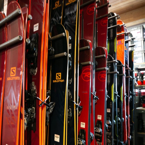 Salomon and Rosignol skis