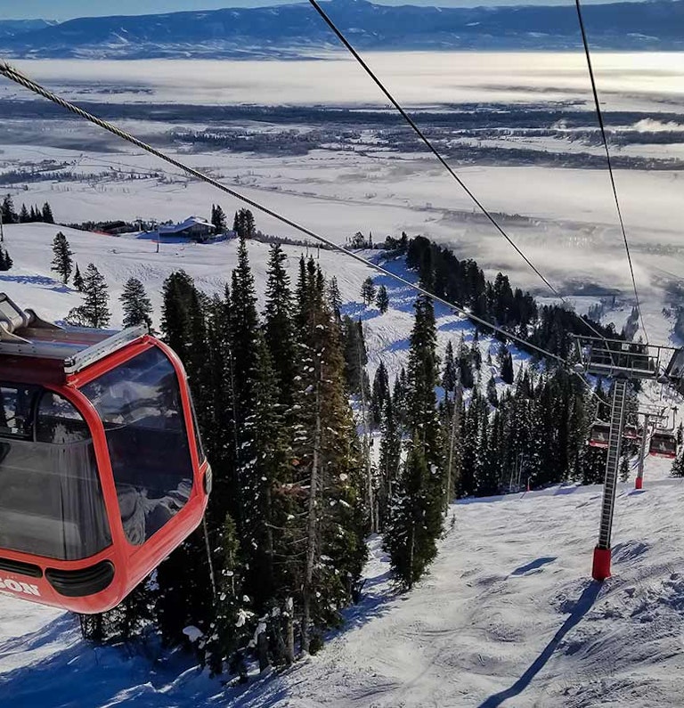 Bridger Gondola in winter