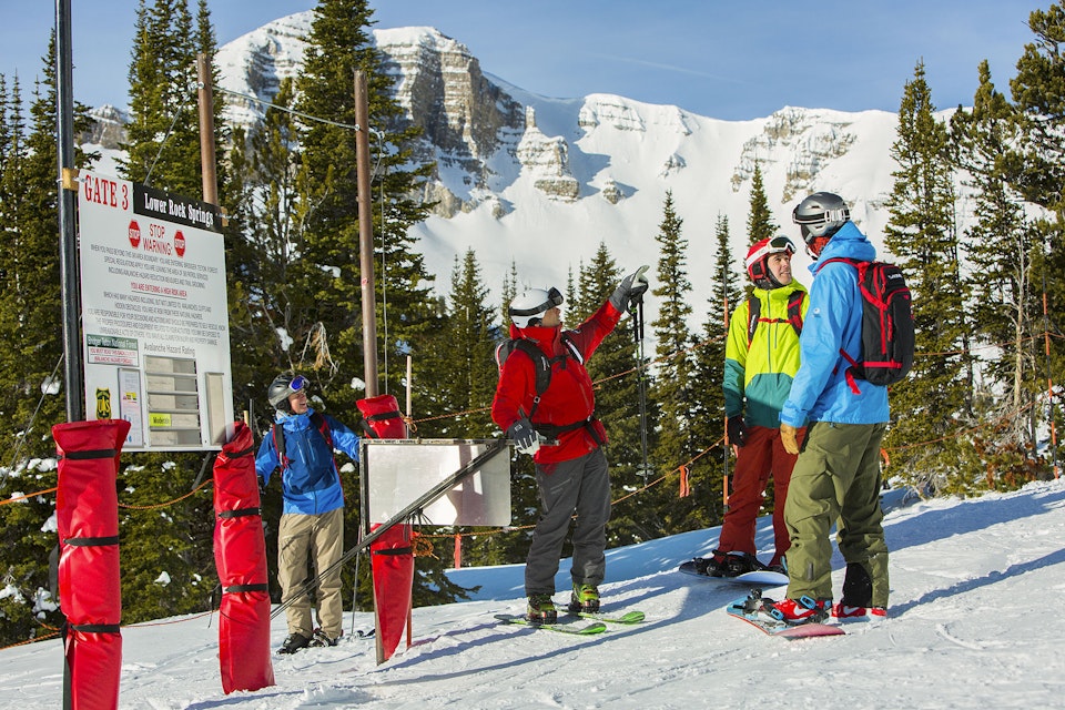 Group heading into the backcountry