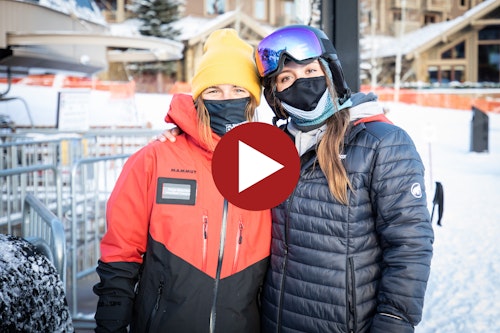 Employees standing together for a photo in the winter