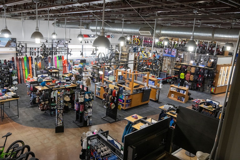 Interior of Hoback Sports