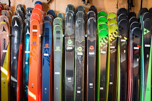 Rental skis