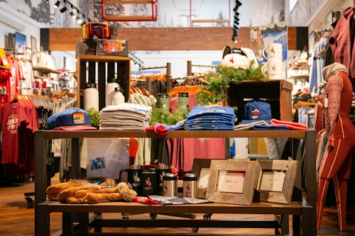 Gift items sold at the Resort Store