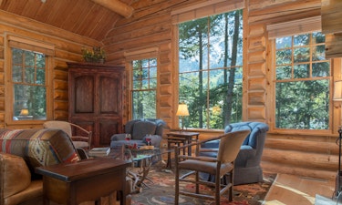 inside of JHRL lodging property during summer