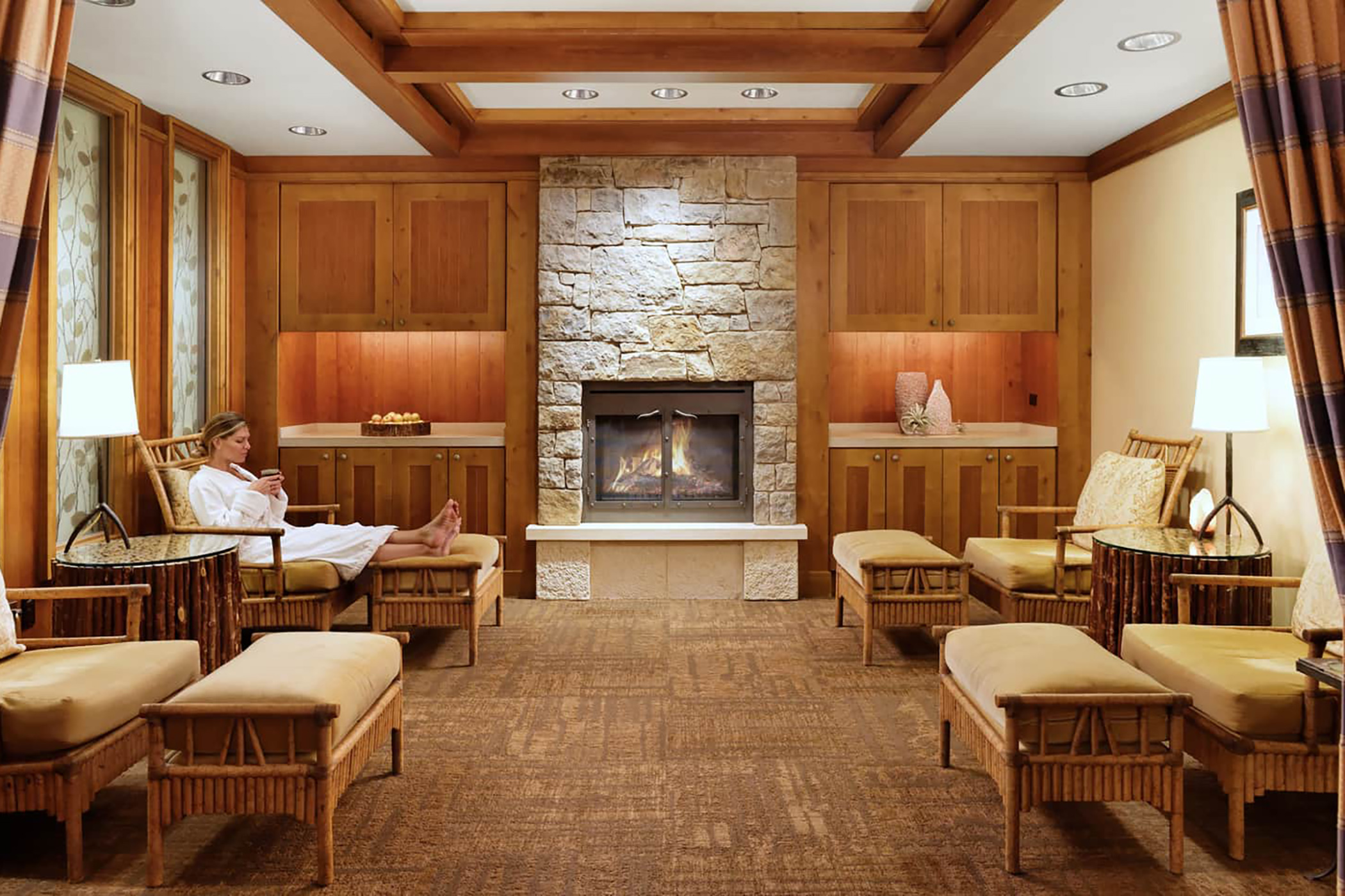 Interior of Four Seasons spa