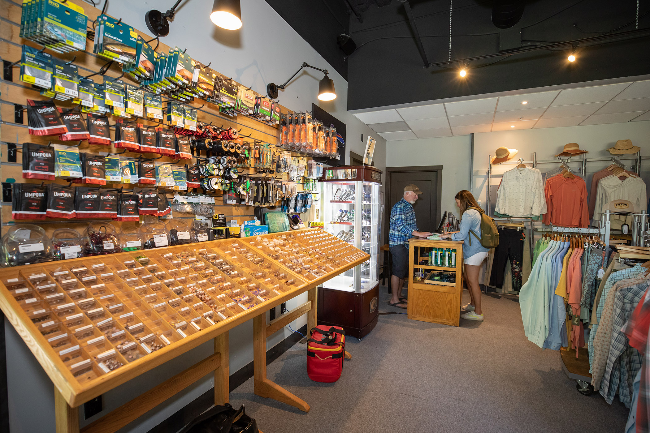 Large selection of fishing gear at Teton Village Sports