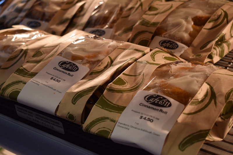 Warm sandwiches at Cafe 6311