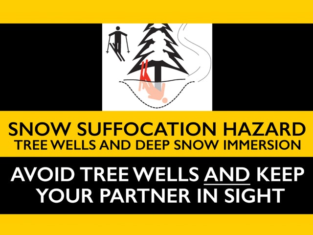 Creative for tree well safety and snow immersion
