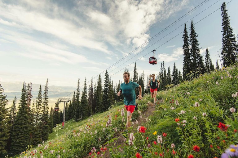 Hiking in Teton Village - Jackson Hole Mountain Resort