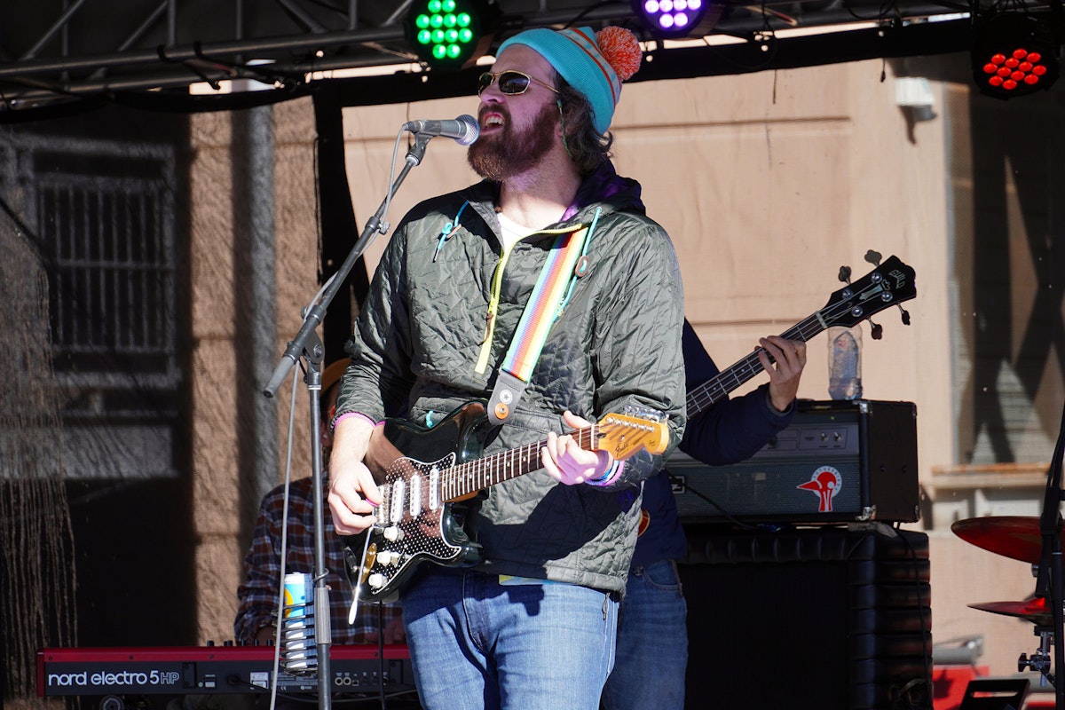 The Futurebirds performing at 2022's Music Under the Tram
