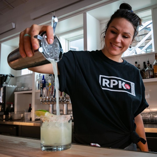 bartender making a cocktail at RPK3