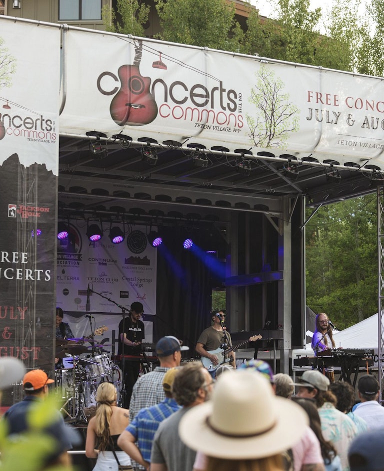 Audience enjoying The Motet at Concerts on the Commons