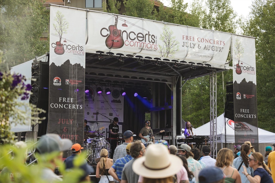 Audience enjoying The Motet at Concerts on the Commons