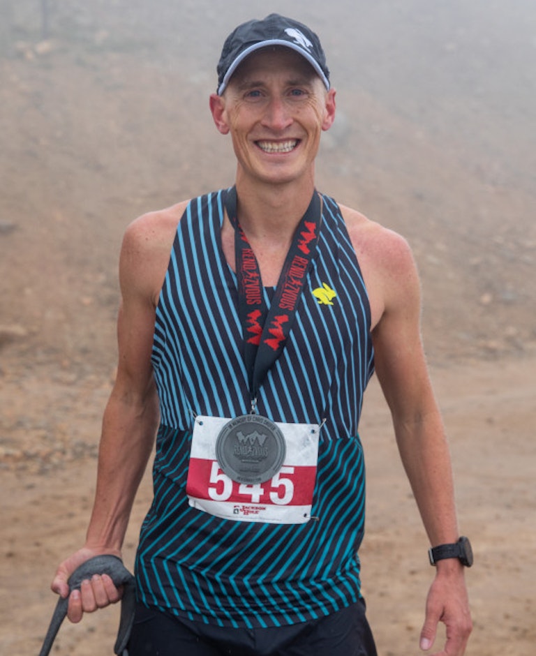 Men's division winner Tyler McCandless.