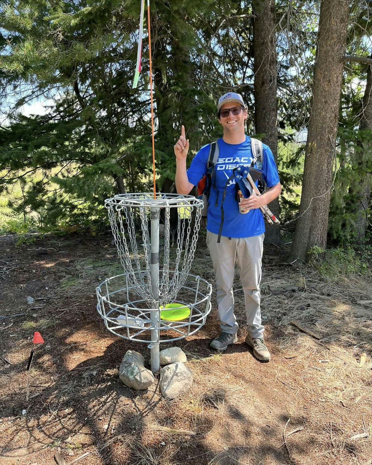 Kyle Hovorka with an ace on hole 15! There were 3 aces during the round - 2 on hole 15 and one on 12.