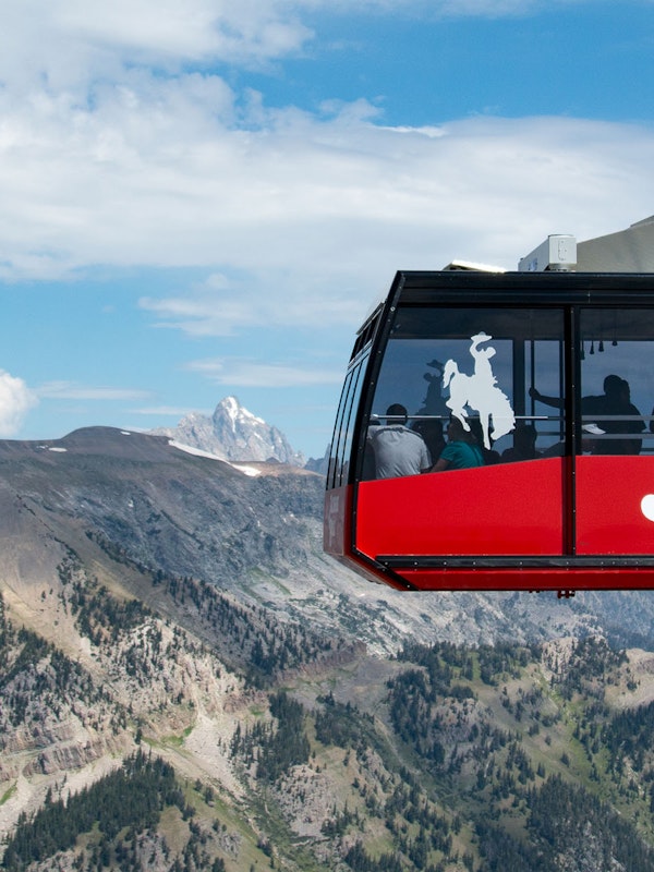 Aerial Tram in summer