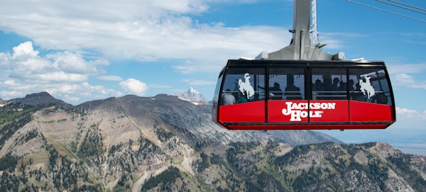 Aerial Tram in summer